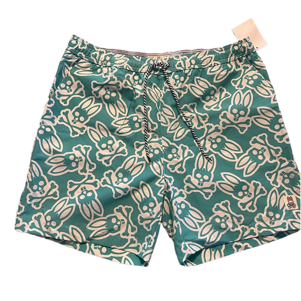 Mens NWT Psyco Bunny Swim Sz M